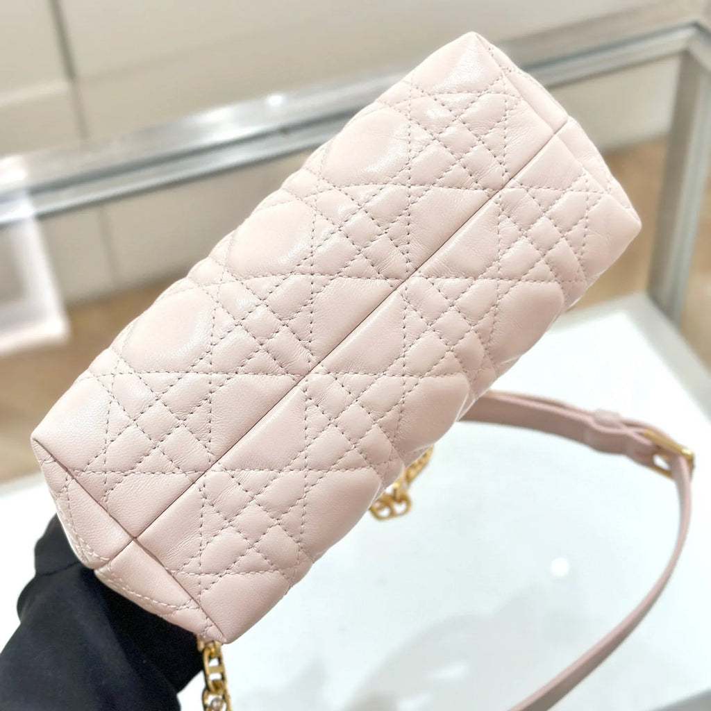 CD Julie Cannage Chain Crossbody Shoulder Bag