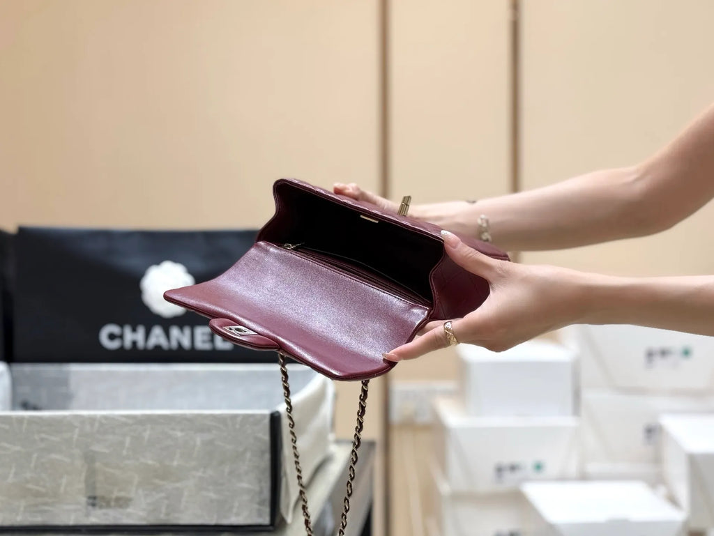 CF Mini Top Handle Flap Bag