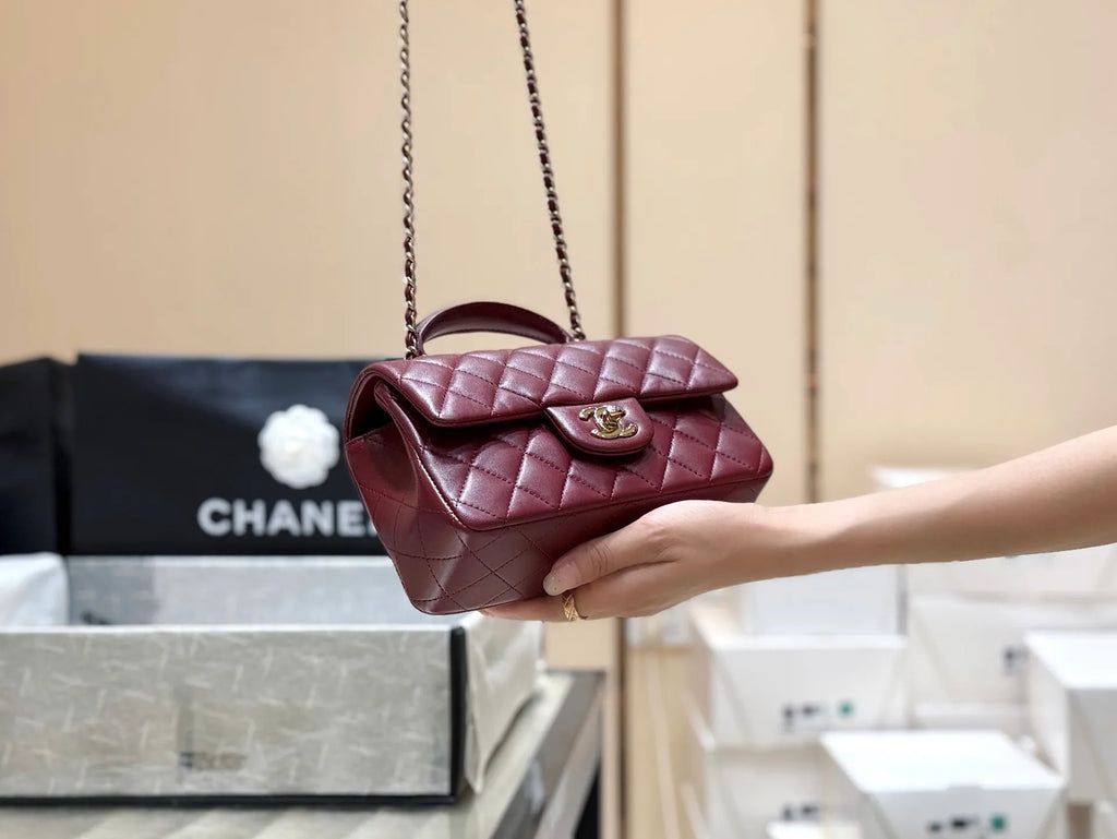 CF Mini Top Handle Flap Bag