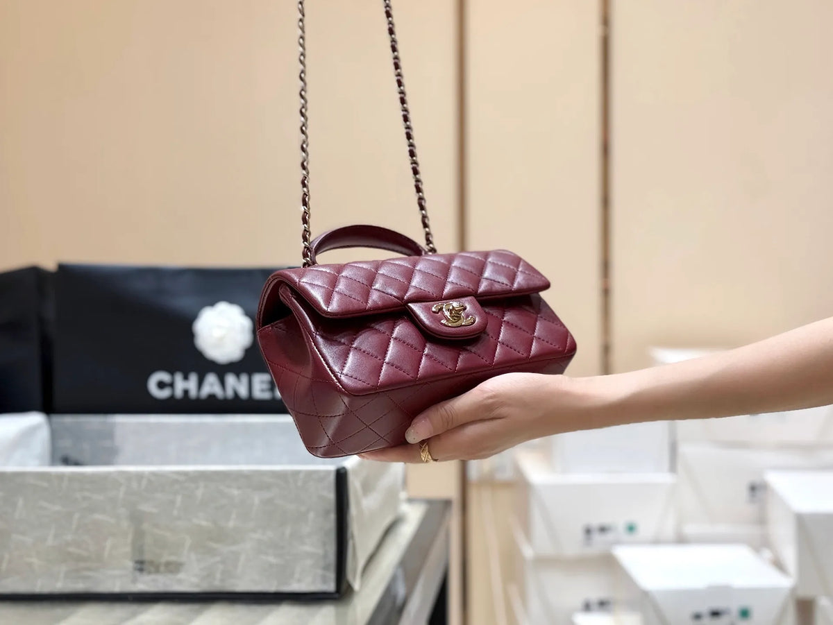 CF Mini Top Handle Flap Bag