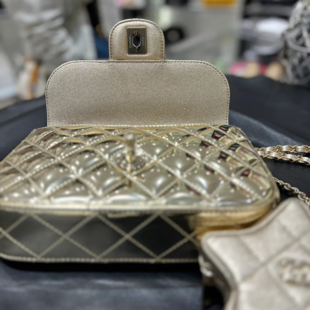 Ch@nel 24C Cruise Star Classic Flap Shoulder Bag 139841