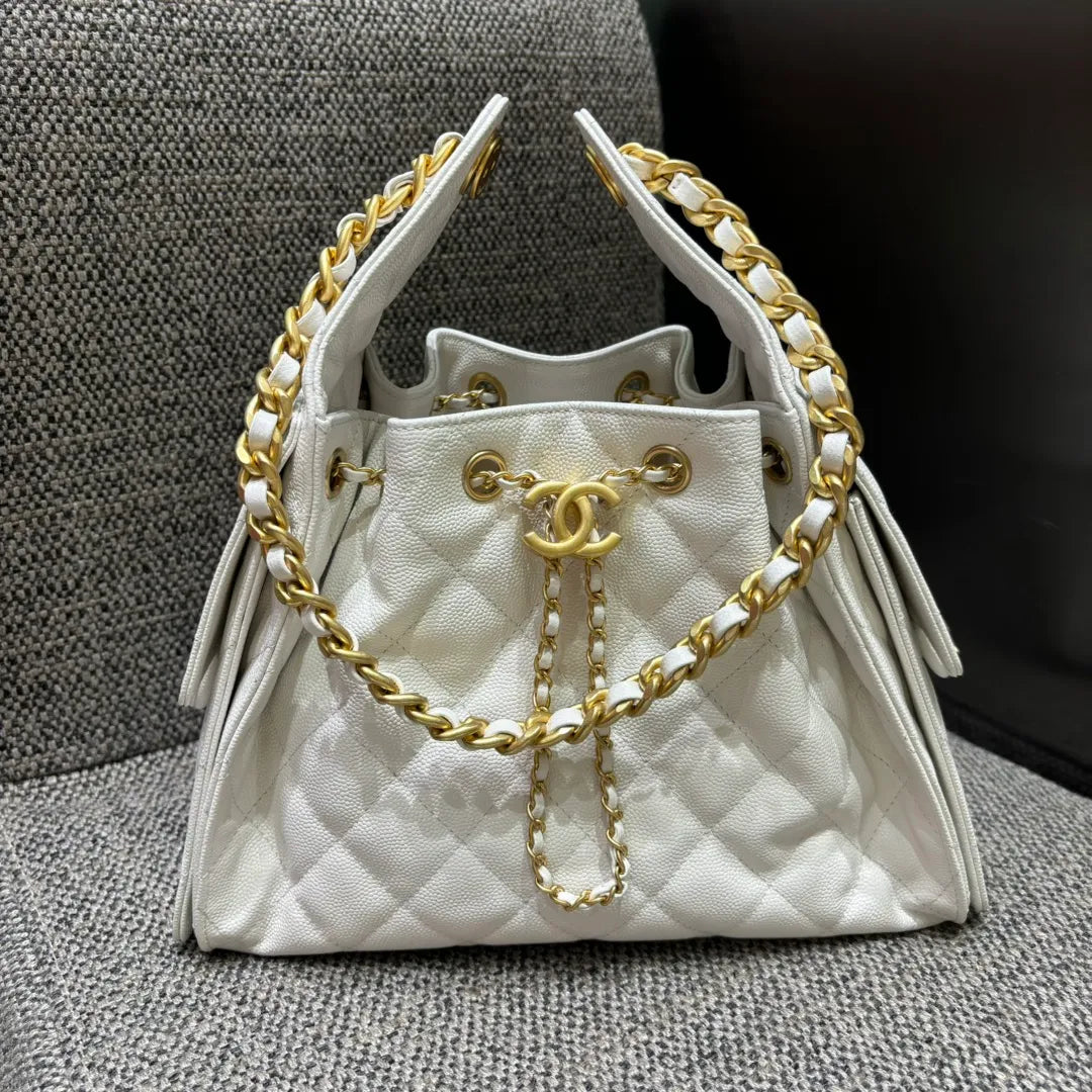 Ch@nel 25C Runway Hippie Chain Hobo Shoulder Bag 139901