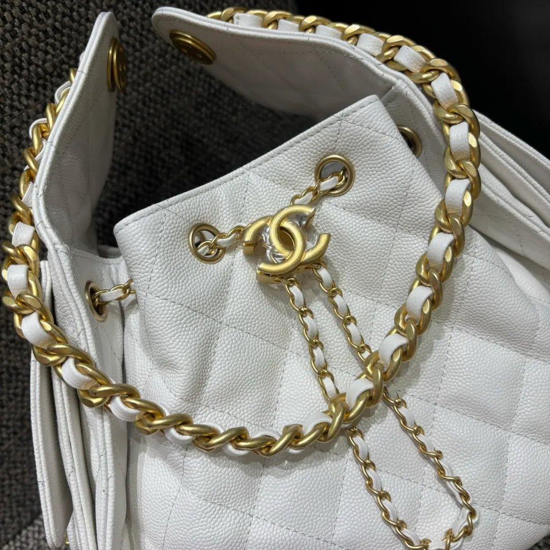 Ch@nel 25C Runway Hippie Chain Hobo Shoulder Bag 139901
