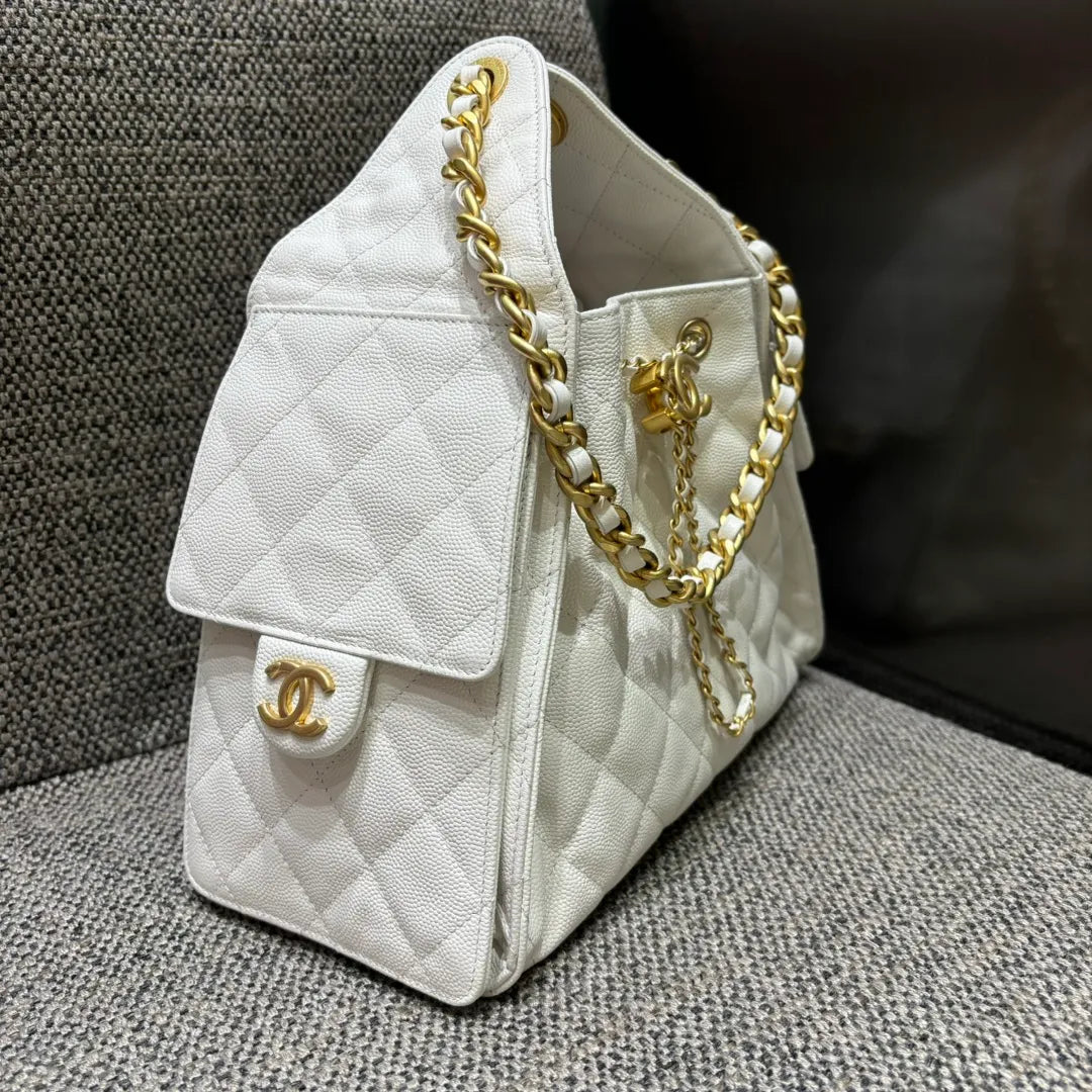 Ch@nel 25C Runway Hippie Chain Hobo Shoulder Bag 139901