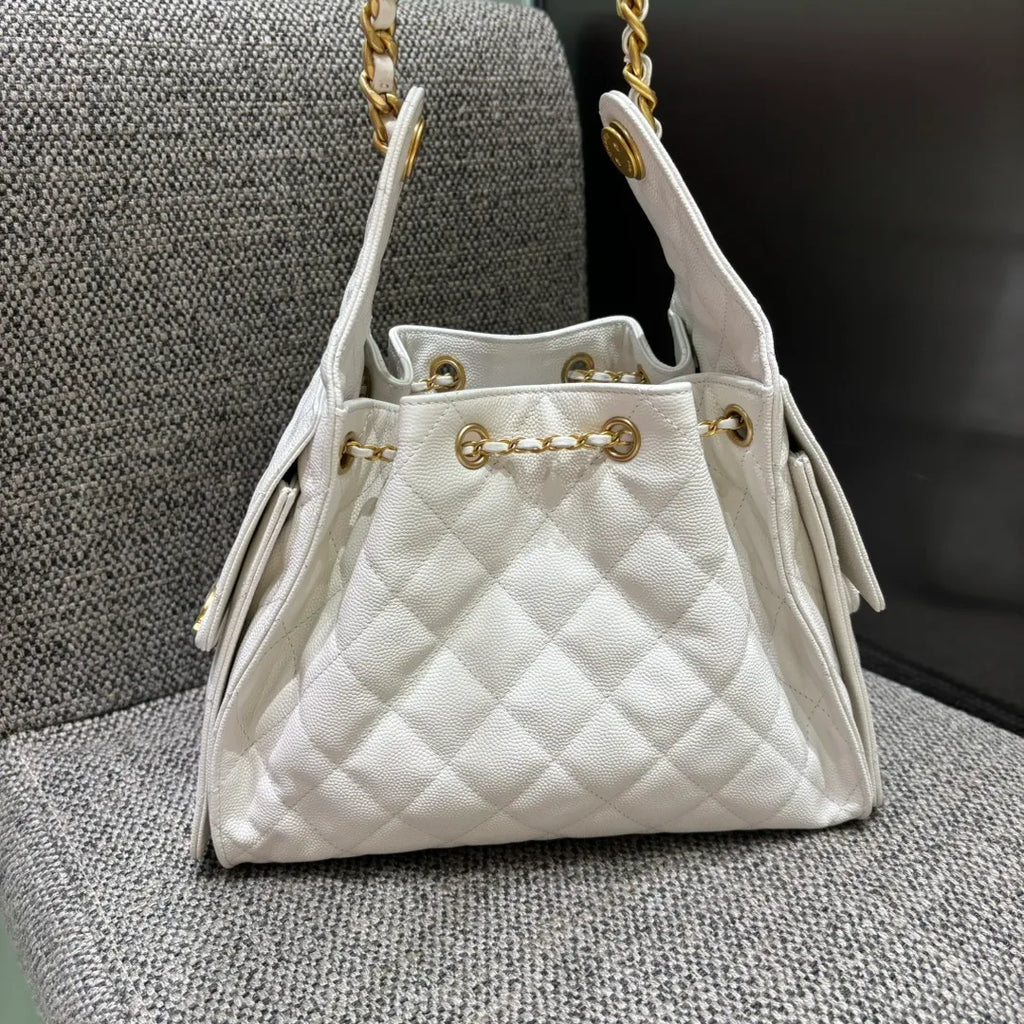 Ch@nel 25C Runway Hippie Chain Hobo Shoulder Bag 139901