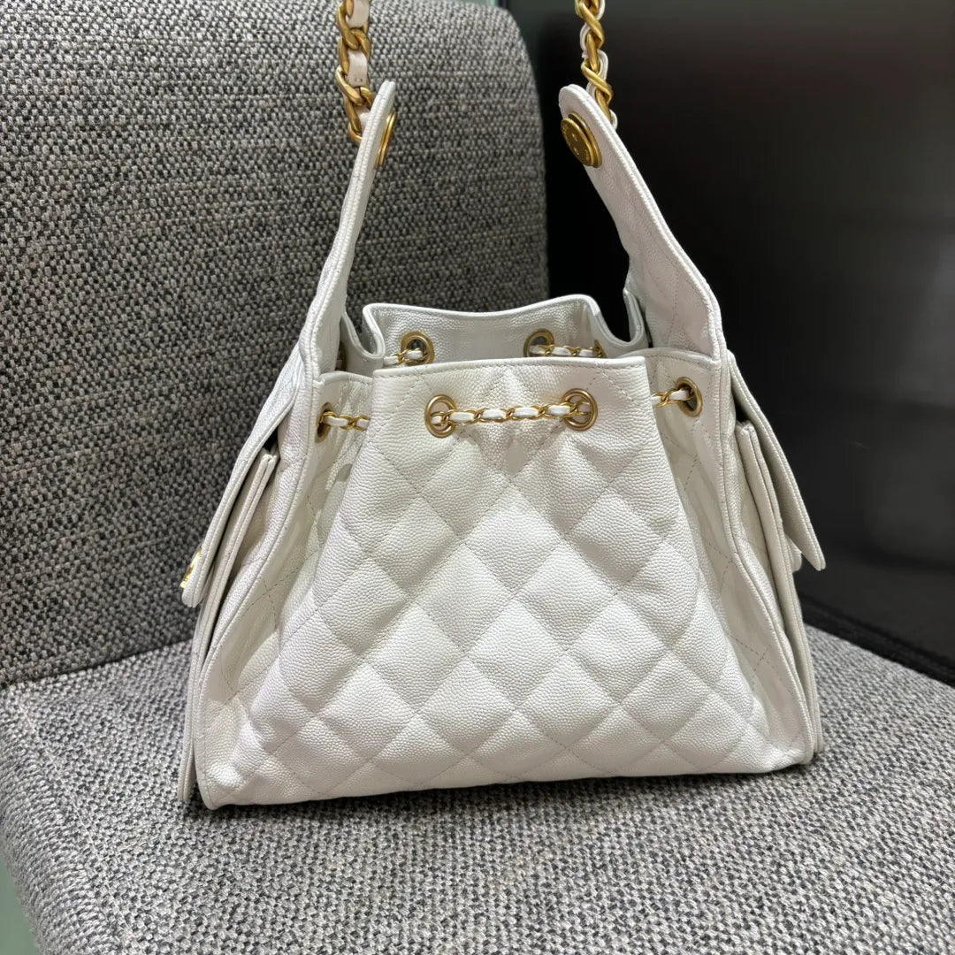 Ch@nel 25C Runway Hippie Chain Hobo Shoulder Bag 139901