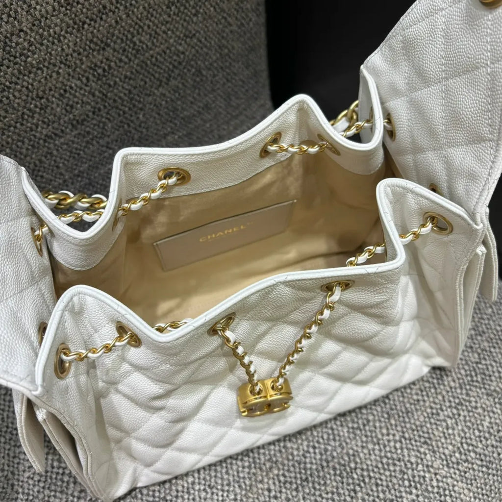 Ch@nel 25C Runway Hippie Chain Hobo Shoulder Bag 139901