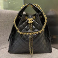 Ch@nel 25C Runway Hippie Hobo Shoulder Bag 139860