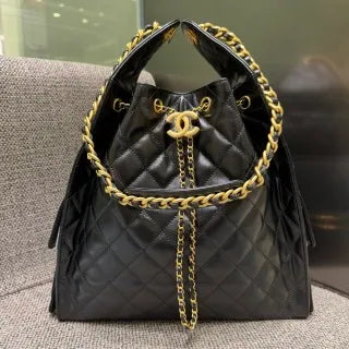 Ch@nel 25C Runway Hippie Hobo Shoulder Bag 139860
