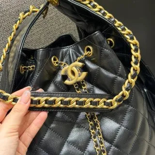 Ch@nel 25C Runway Hippie Hobo Shoulder Bag 139860