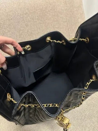 Ch@nel 25C Runway Hippie Hobo Shoulder Bag 139860