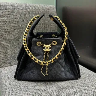 Ch@nel 25C Runway Hippie Hobo Shoulder Bag 139892
