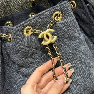 Ch@nel 25C Runway Hippie Hobo Shoulder Bag 139892