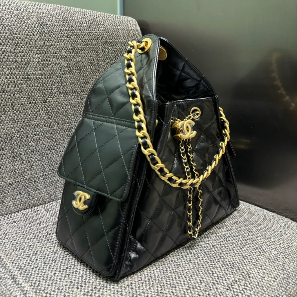 Ch@nel 25C Runway Hippie Hobo Shoulder Bag 139904