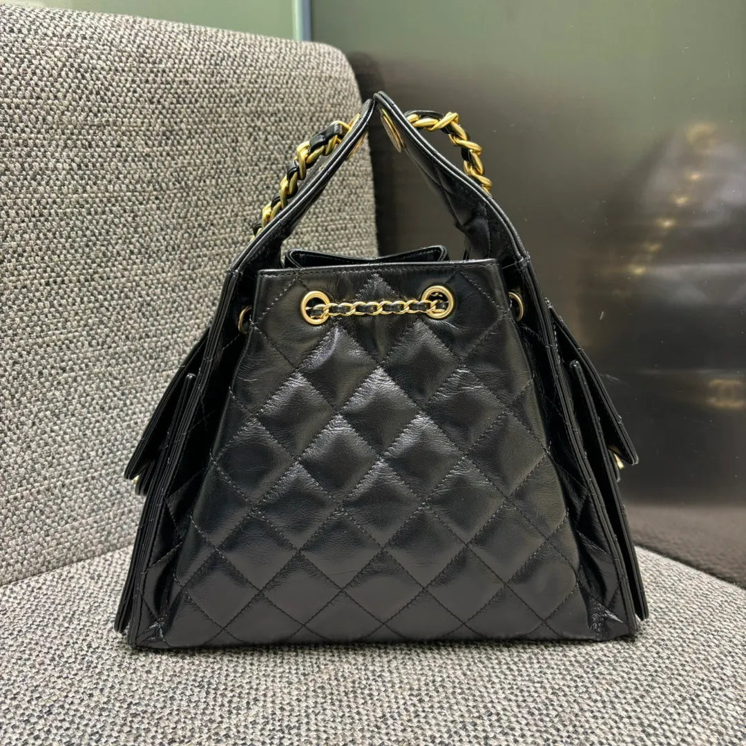 Ch@nel 25C Runway Hippie Hobo Shoulder Bag 139904