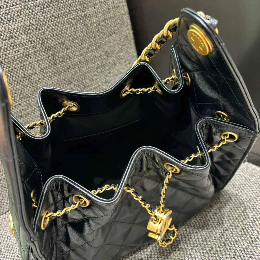 Ch@nel 25C Runway Hippie Hobo Shoulder Bag 139904