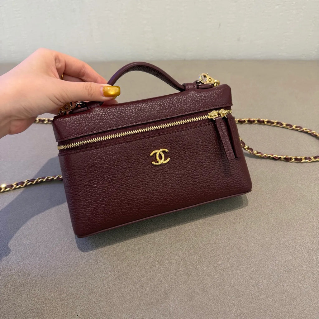 Ch@nel 26A LP Grained Calfskin Crossbody Bag 139926