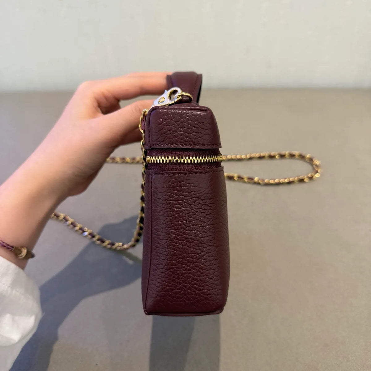 Ch@nel 26A LP Grained Calfskin Crossbody Bag 139926