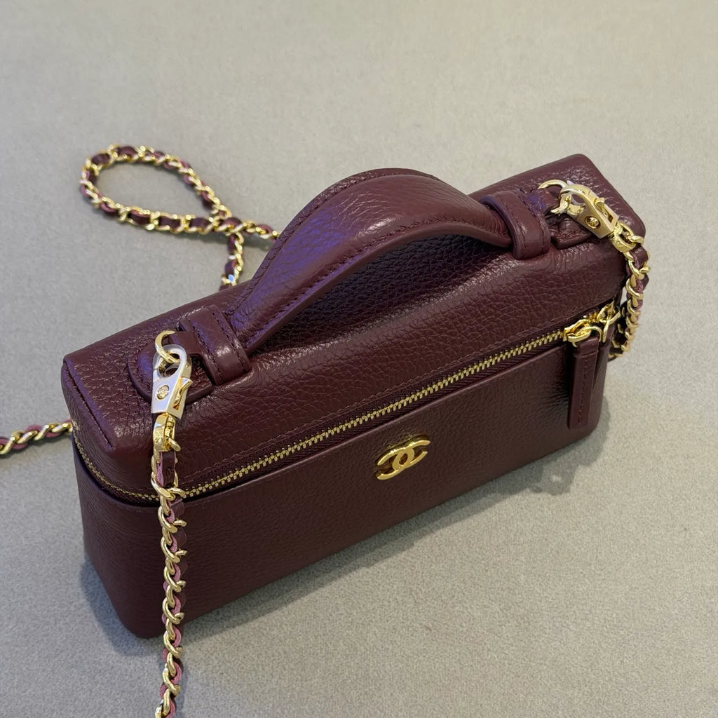 Ch@nel 26A LP Grained Calfskin Crossbody Bag 139926