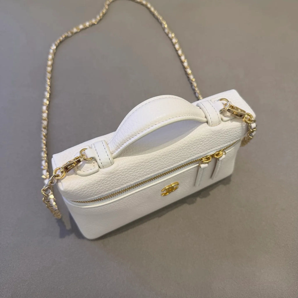 Ch@nel 26A LP Grained Calfskin Crossbody Bag 139930