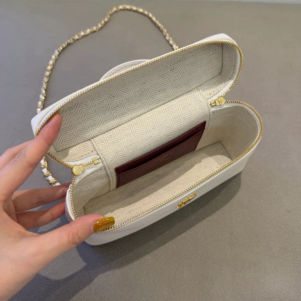 Ch@nel 26A LP Grained Calfskin Crossbody Bag 139930
