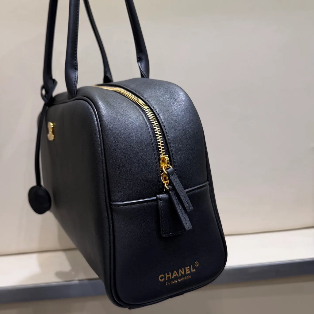Ch@nel 26S Bowling Leather Shoulder Bag 139973