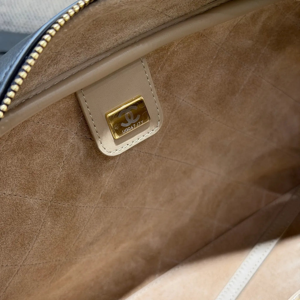 Ch@nel 26S Bowling Leather Shoulder Bag 139973