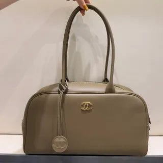Ch@nel 26S Bowling Leather Shoulder Bag 139987