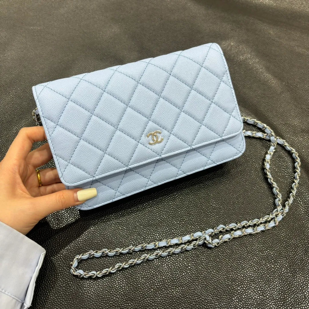 Ch@nel Classic Diamond-Quilted Caviar Leather Crossbody Bag 139912