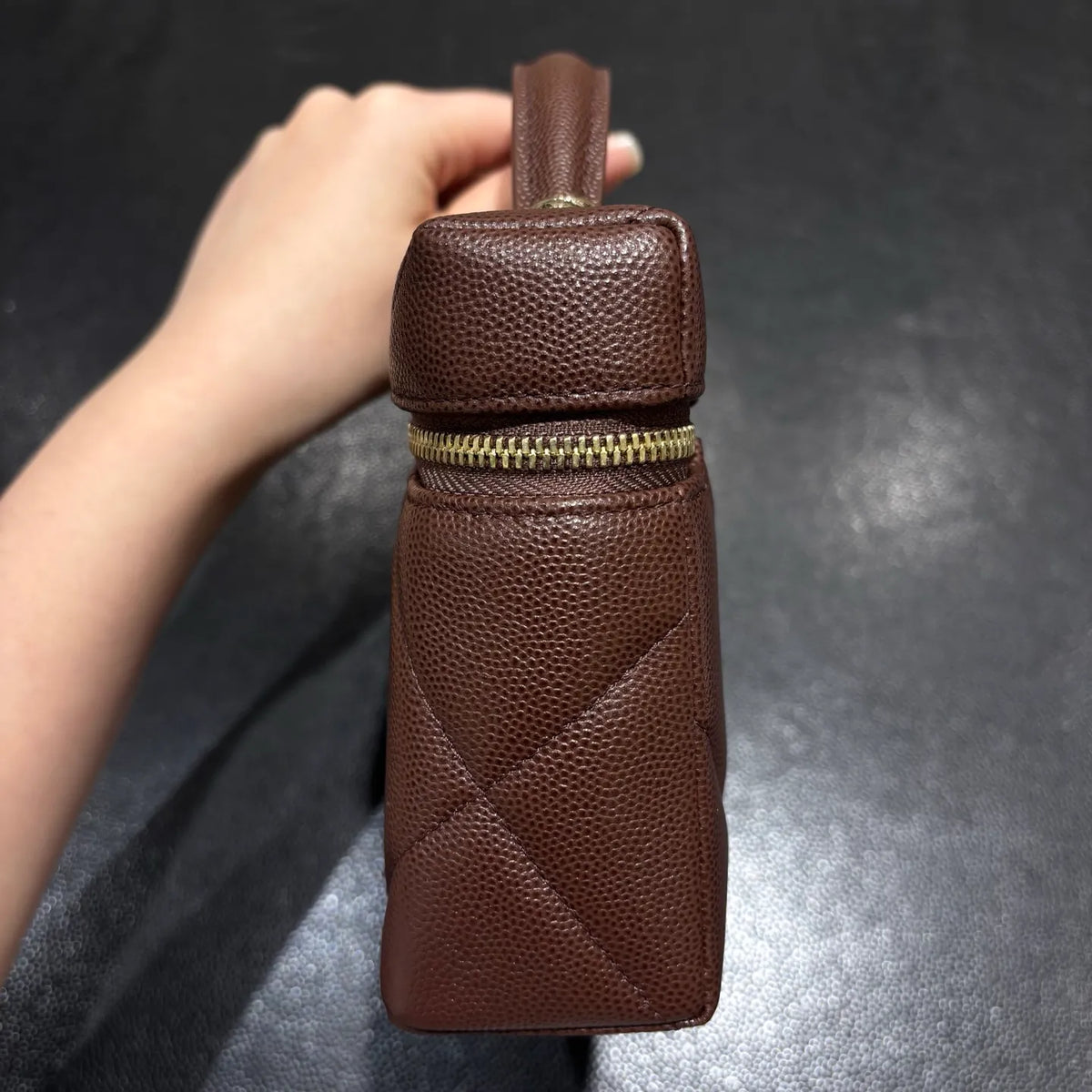 Ch@nel Classic Diamond-Quilted Caviar Leather Crossbody Bag 139921