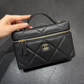 Ch@nel LP Grained Leather Lunchbox Crossbody Bag 139922