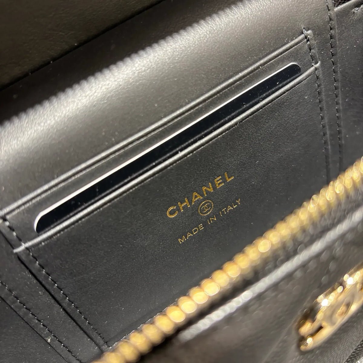 Ch@nel LP Grained Leather Lunchbox Crossbody Bag 139922