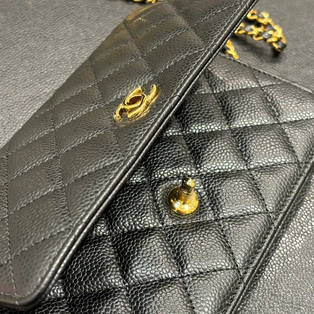 Ch@nel Turn-Lock WOC Quilted Leather Crossbody Bag 139919