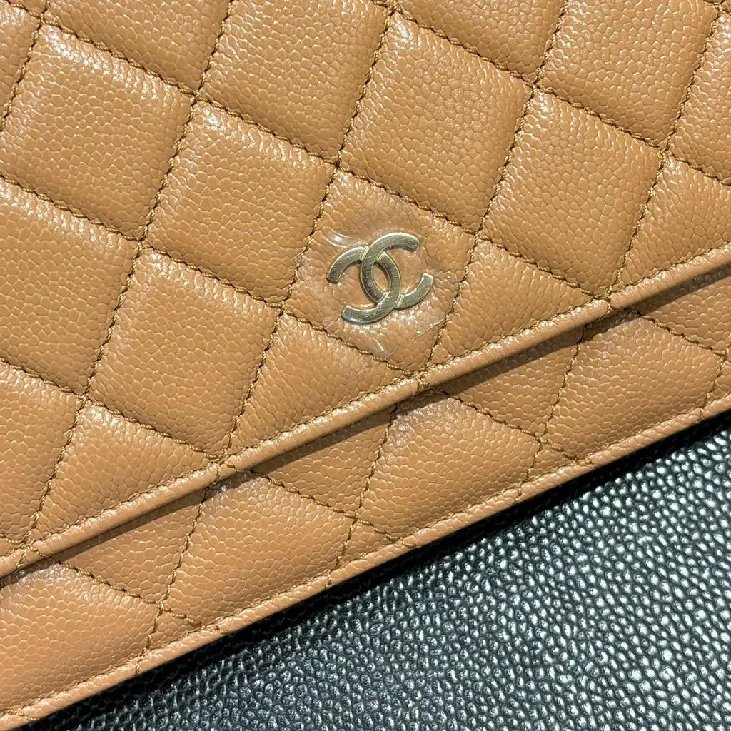 Ch@nel WOC Classic Quilted Caviar Crossbody Bag 139906
