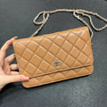 Ch@nel WOC Classic Quilted Caviar Crossbody Bag 139907