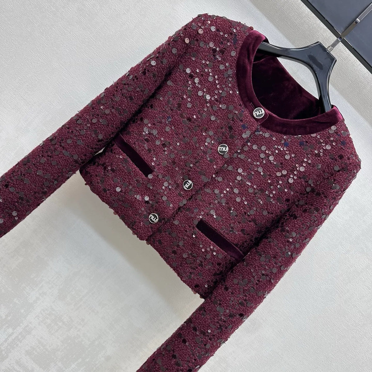 Chane* Women's Sequin Tweed Suit Set 804500440