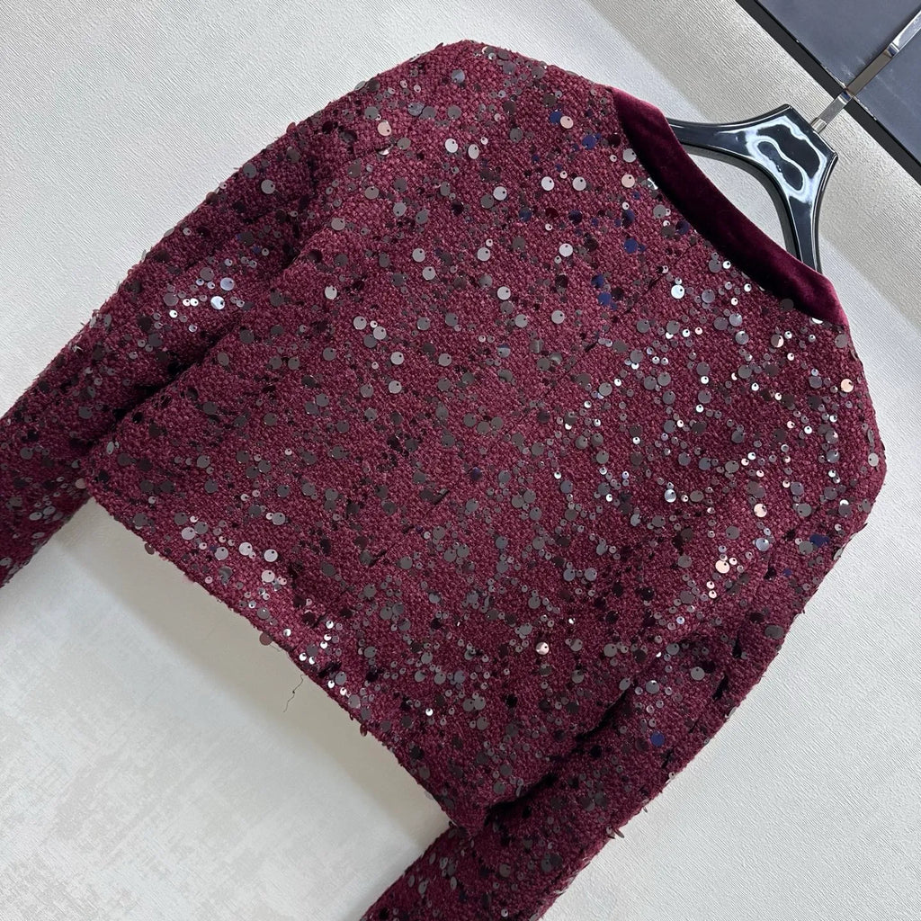 Chane* Women's Sequin Tweed Suit Set 804500440