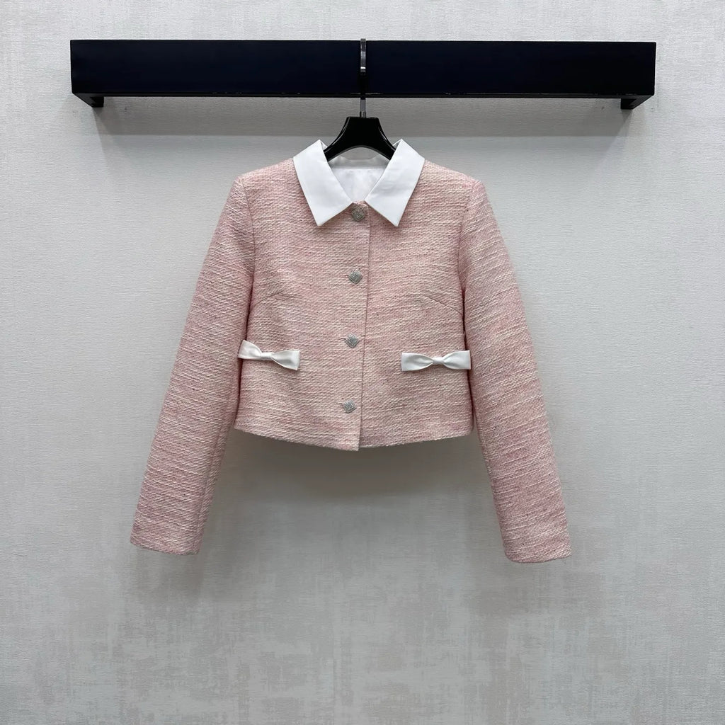 Chane* Women's Tweed Bow Suit Set 994500430