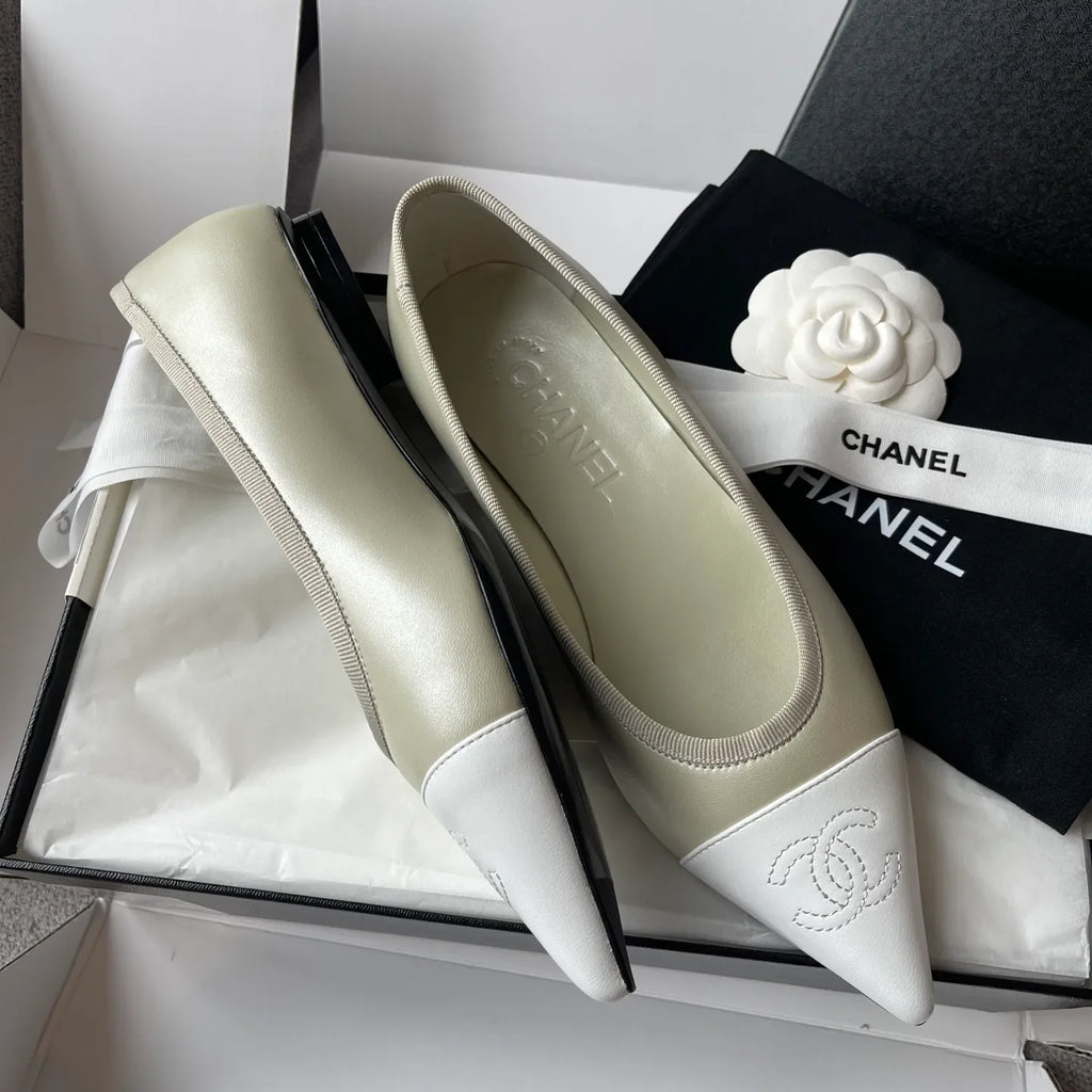 Chanel 2026Ss Women's Pointed-Toe Ballet Flats