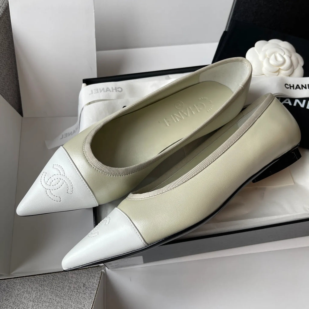Chanel 2026Ss Women's Pointed-Toe Ballet Flats