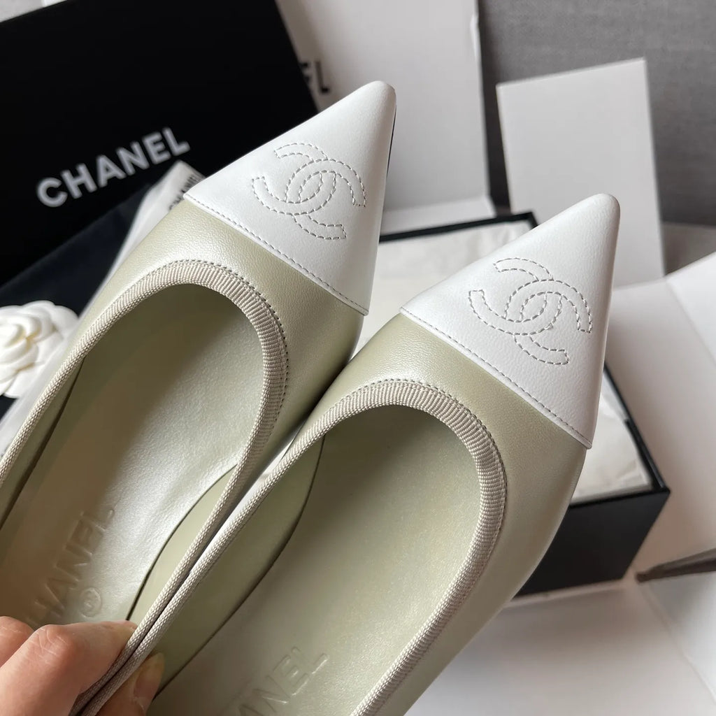 Chanel 2026Ss Women's Pointed-Toe Ballet Flats