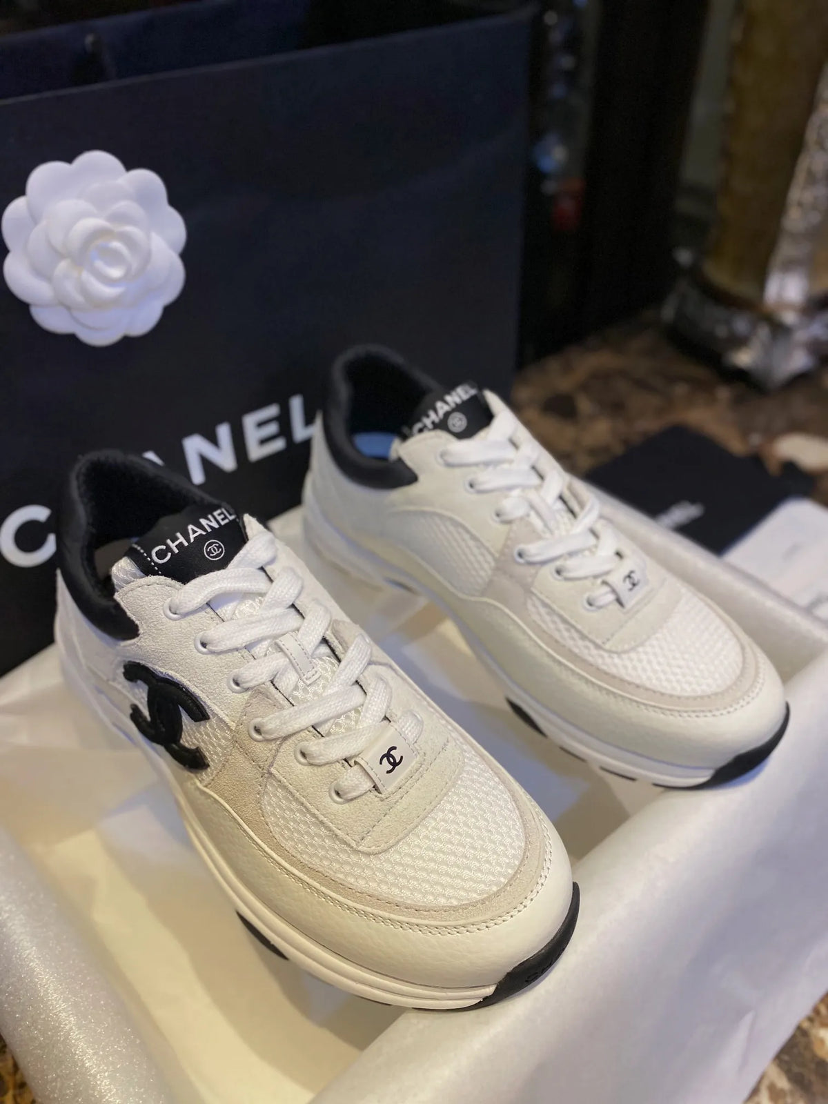 Chanel 22C Panda Shoes 543576