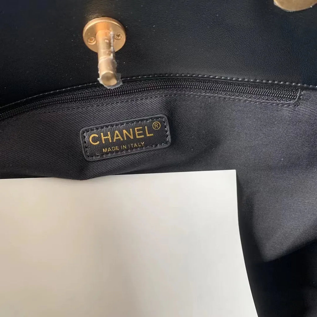 Chanel 23P Shopping Tote Bag Leather AS3938