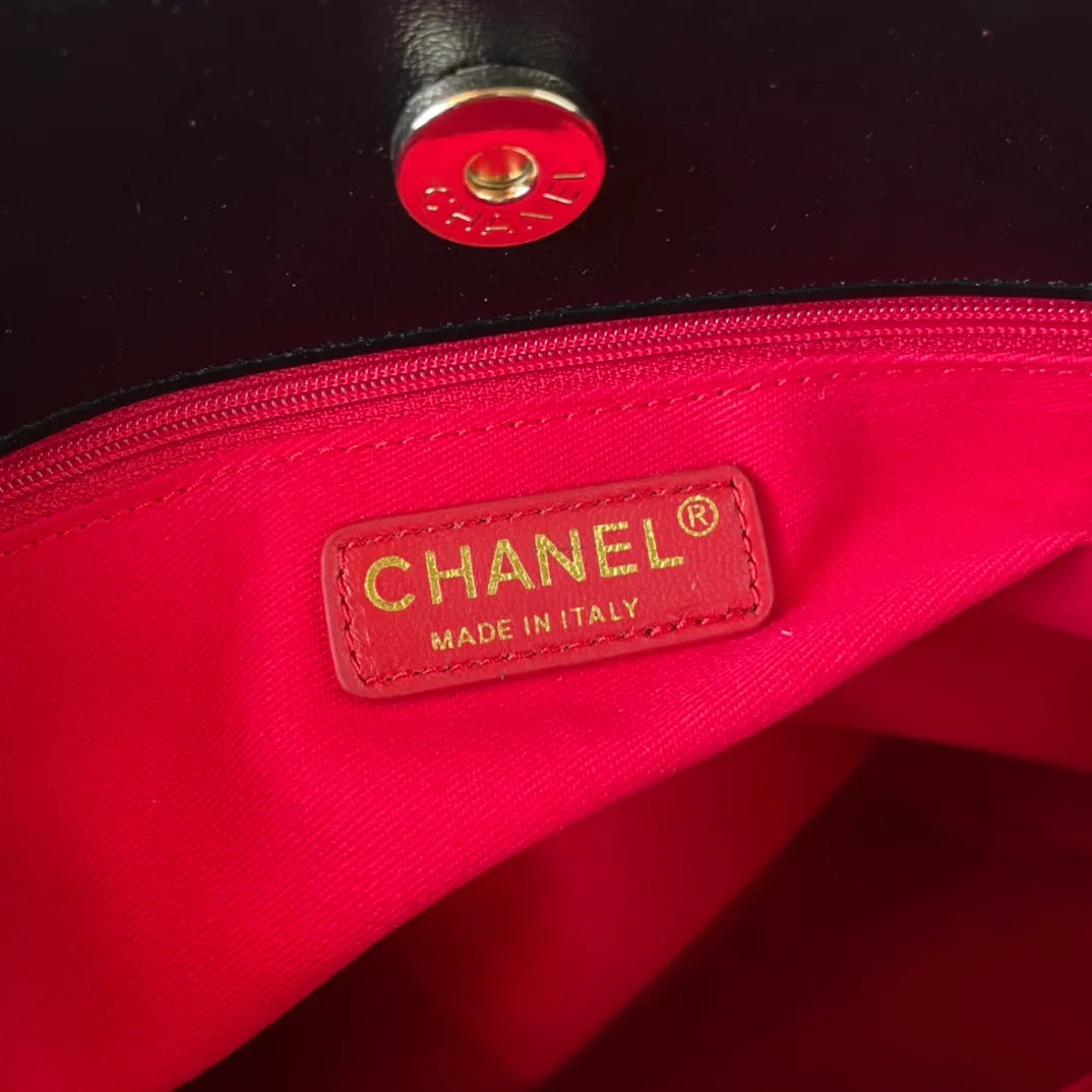 Chanel 23P Shopping Tote Bag Leather AS4359