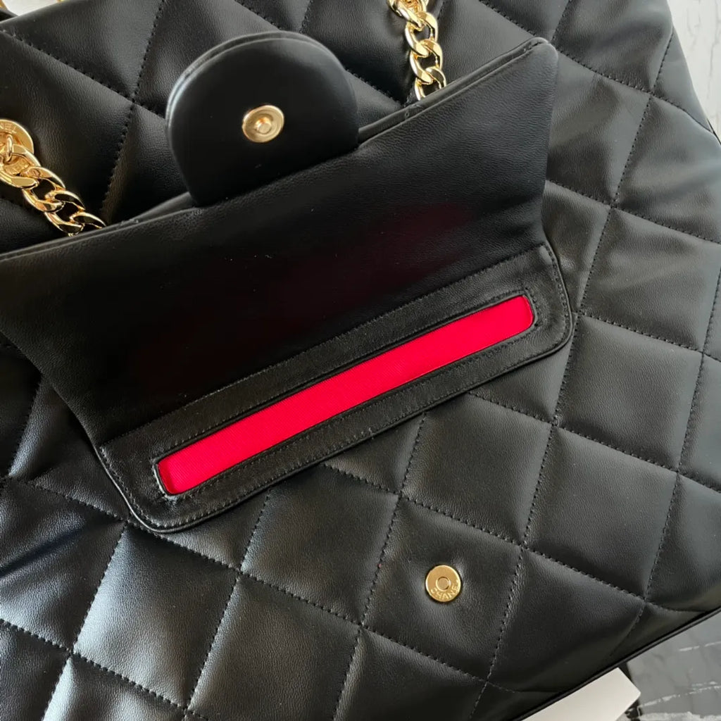 Chanel 23P Shopping Tote Bag Leather AS4359