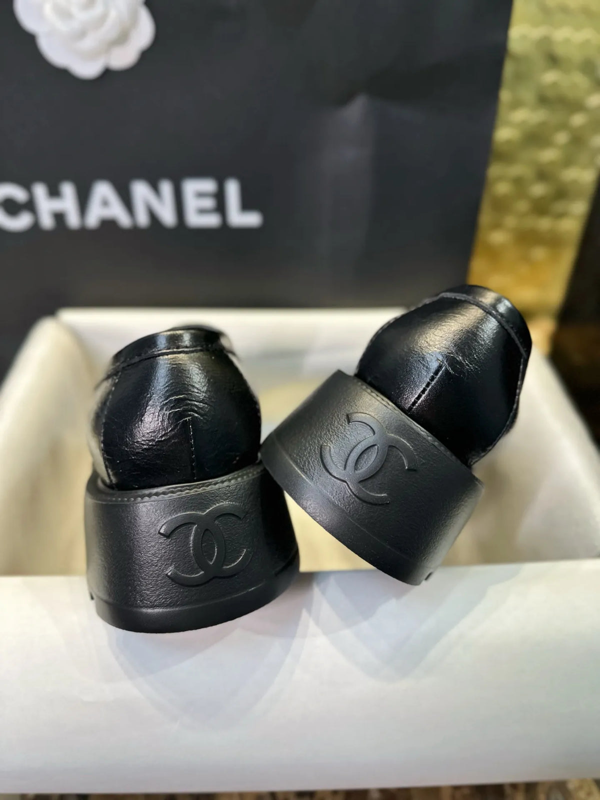 Chanel 24B Platform Loafers 543597