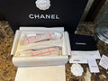 Chanel 24C Pink Wool Ballet Flats 543473