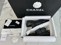 Chanel 24P Black Flat Mary Jane Shoes 543478