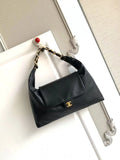 Chanel 25 New Hobo Underarm Handbag Leather AS5834