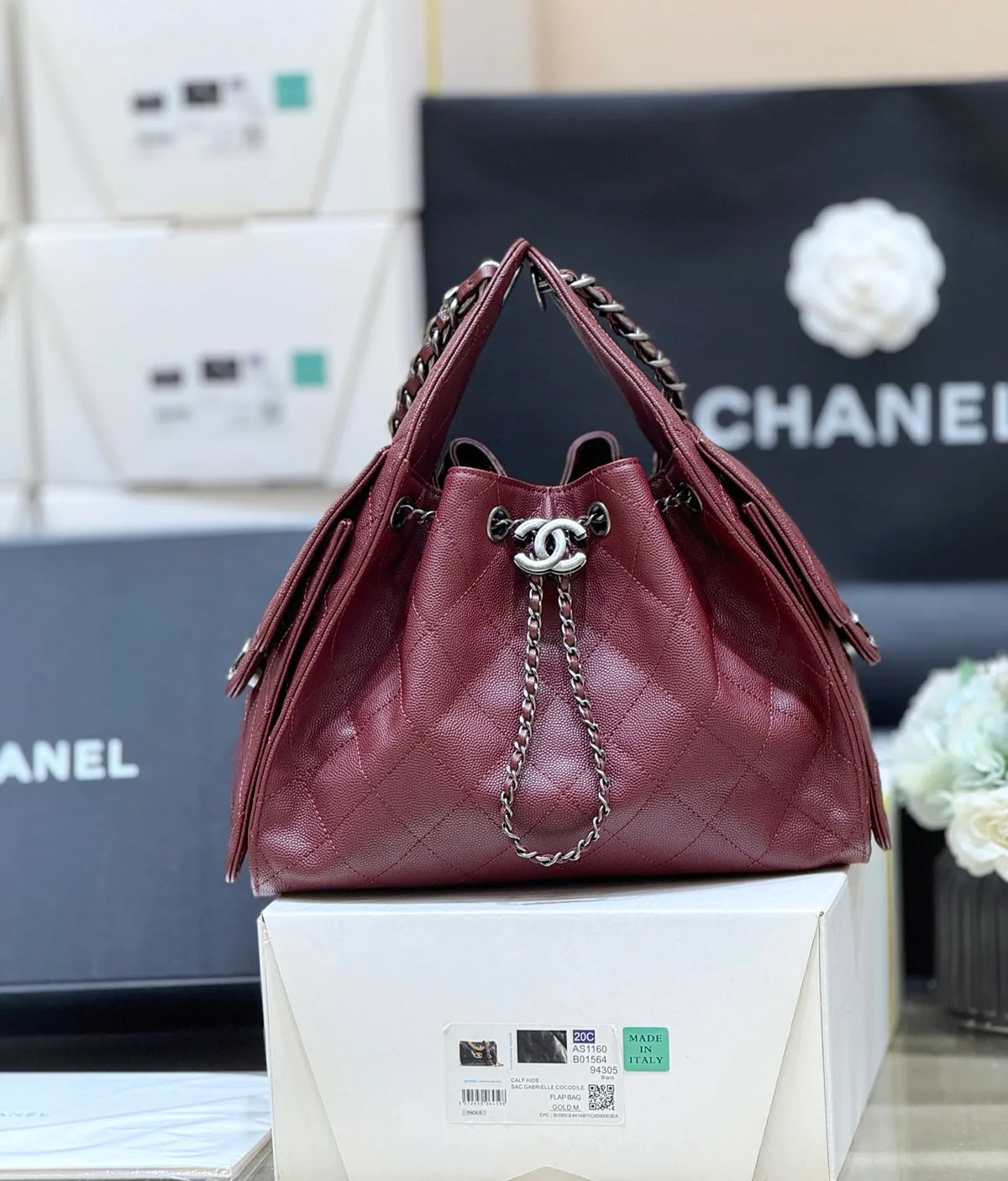 CHANEL 25 Small Hobo Bag AS5293